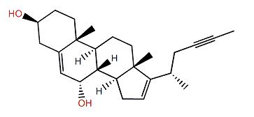 26,27-Bisnorcholest-5,16-dien-23-yn-3b,7a-diol